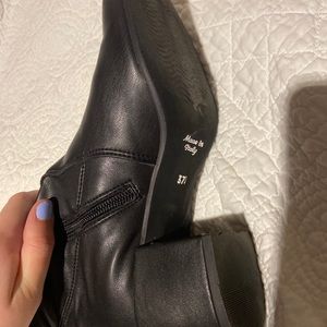 NAPPA STRETCH NERO BLACK KNEE BOOTS